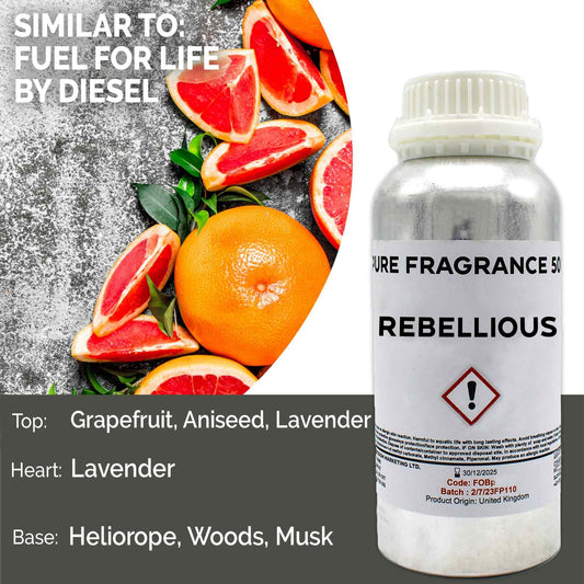 Rebellischer Reiner Duftöl 500ml