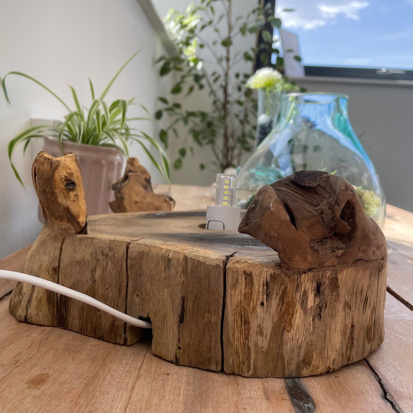 Molten Glass Großer Fisch Tank 32cm