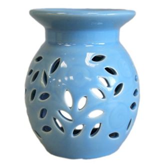 Blumenölbrenner Blau Keramisch Dekorativ für Zuhause