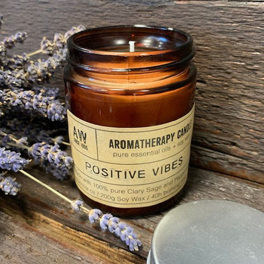 Aromatherapie Soja Kerze 200g Positive Vibes