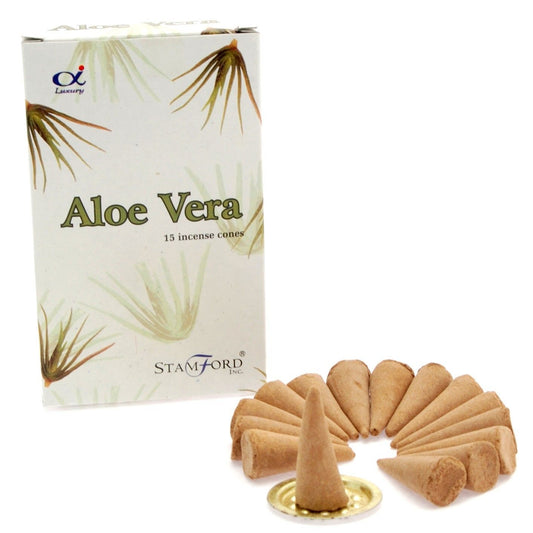 Aloe Vera Räucherkegel mit Erfrischendem Duft für Zuhause