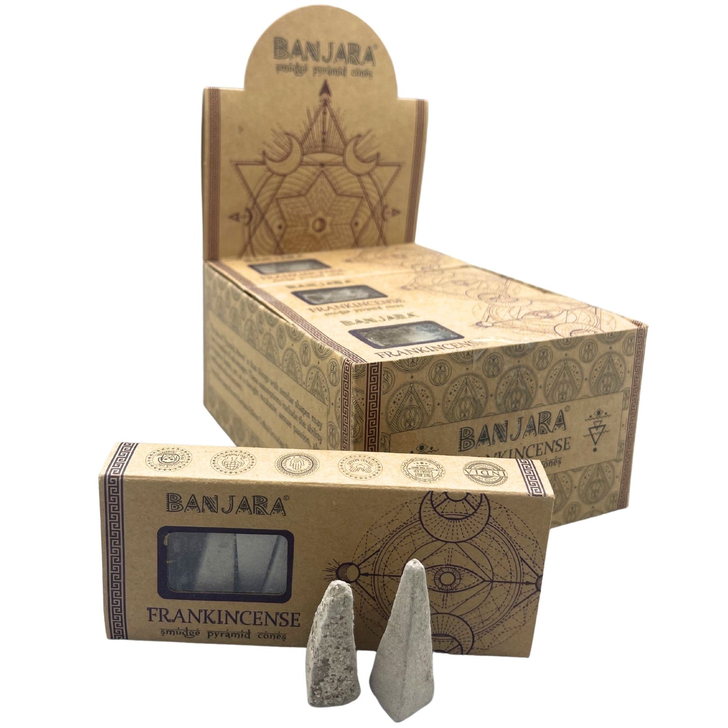 Banjara Räucher Pyramidenspitzen - Weihrauch