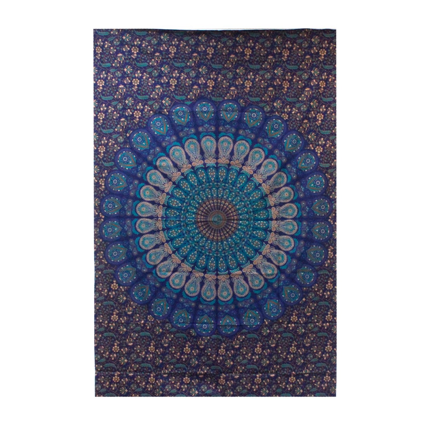 Einzelne Baumwollbettdecke Und Wandhänger Klassisches Mandala 130cm x 200cm