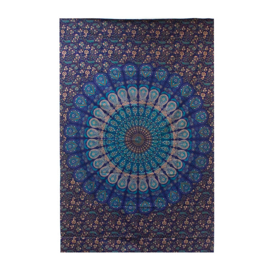 Doppelte Baumwollbettdecke Und Wandbehang Klassisches Mandala 230cm x 200cm