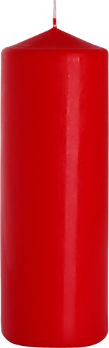 Einstöckige Stabkerze 80x250mm Rot