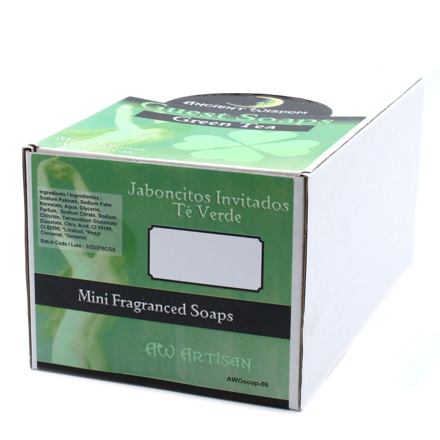 Herz Gäste Seifen - Grüner Tee Duft SLS Frei Paraben Frei 20 Gramm