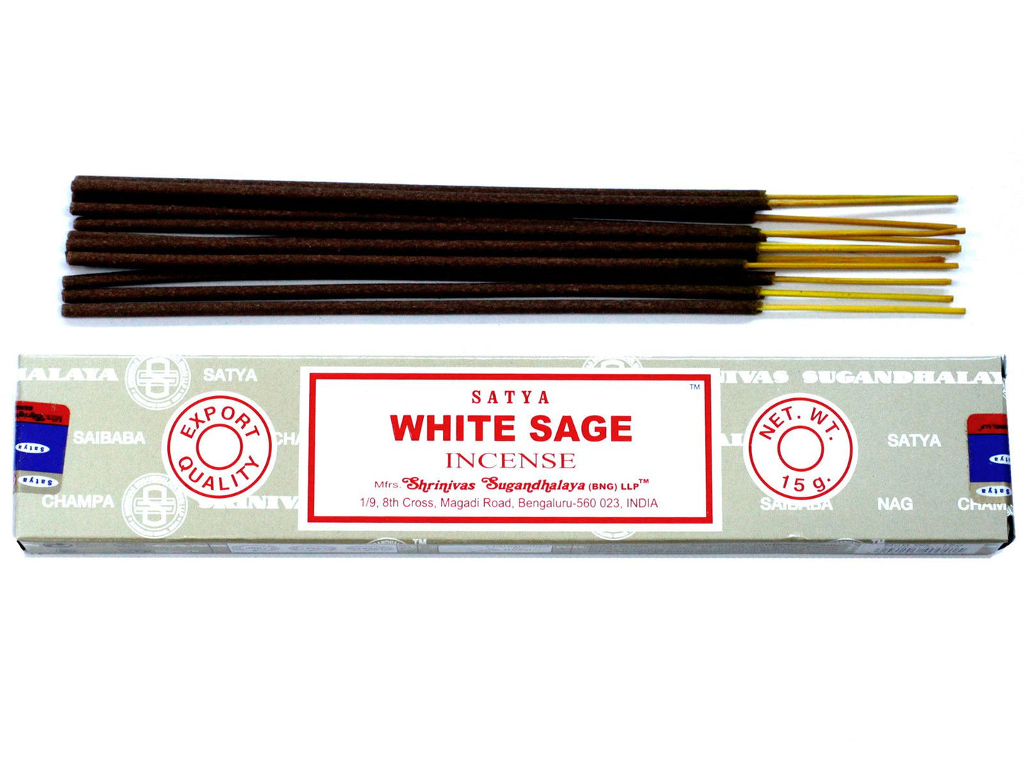 Satya Räucherstäbchen 15g - Weißer Salbei