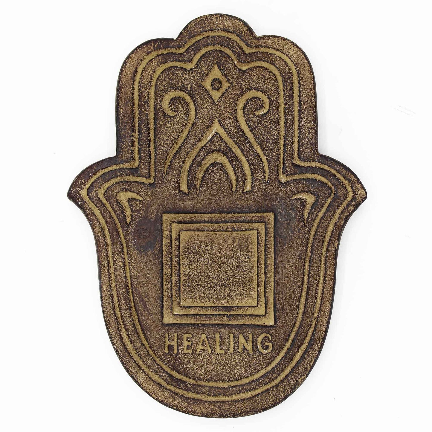 Heilende Räuchergefäß - Schwarzer Lavastein