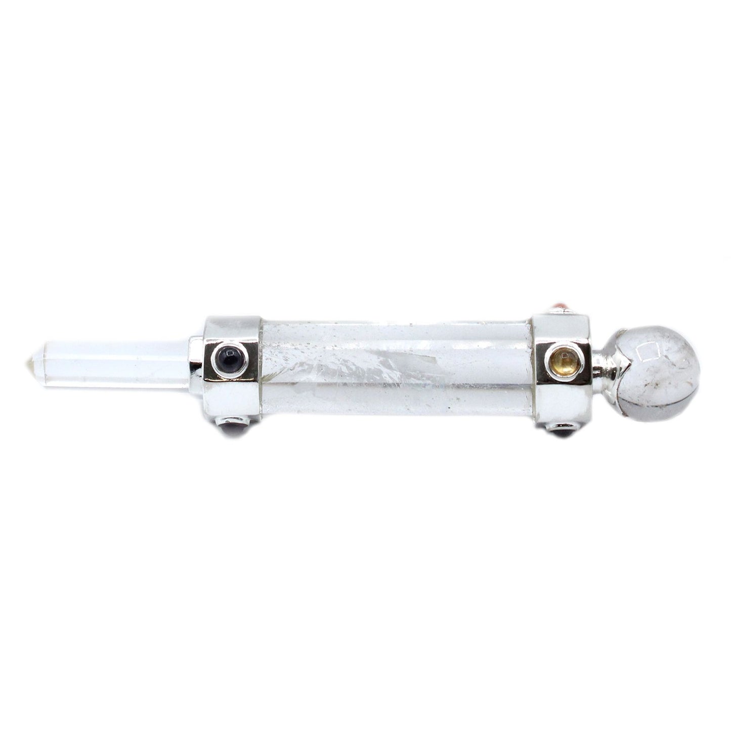 Sechseckiger Kristall Heilungsstab - 12cm - Bergkristall