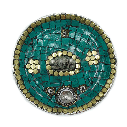 Ganesh Platte Tibetischer Dekor Cone Und Stab Halter