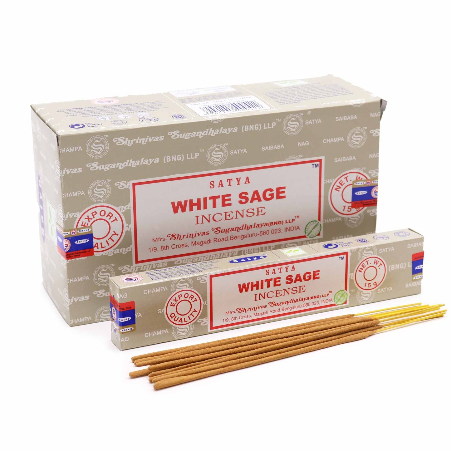 Satya Räucherstäbchen 15g - Weißer Salbei