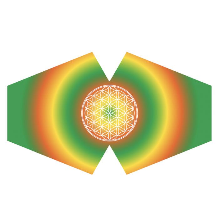 Wiederverwendbare Modische Gesichtsmaske - Lebensblume (Erwachsene)