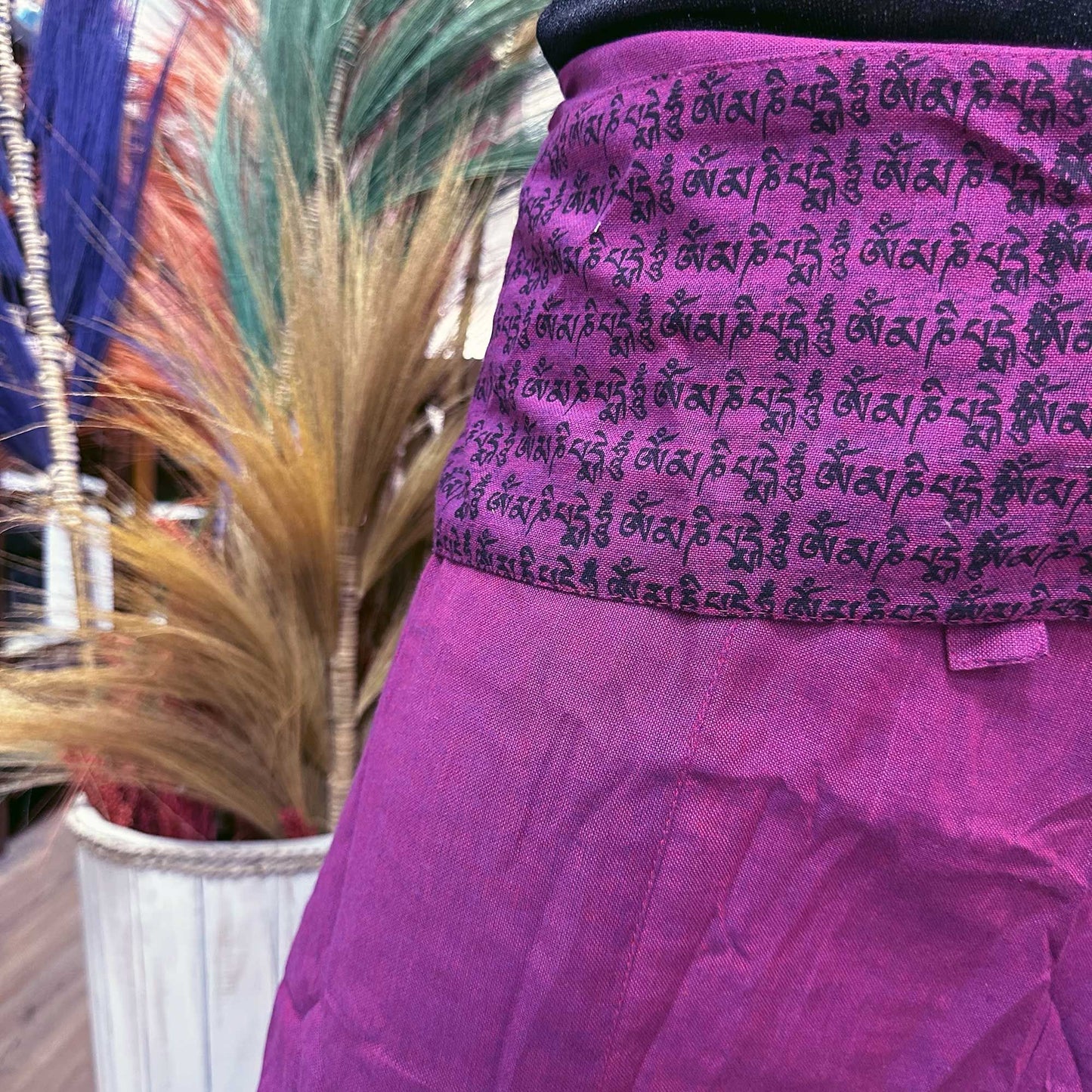 Yoga Und Festival Hosen Thai Fischer Mandala Mantra Auf Lila