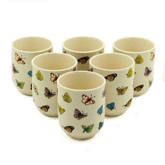 Kräutertee Tassen - Schmetterlinge Set Mit 6 Tassen