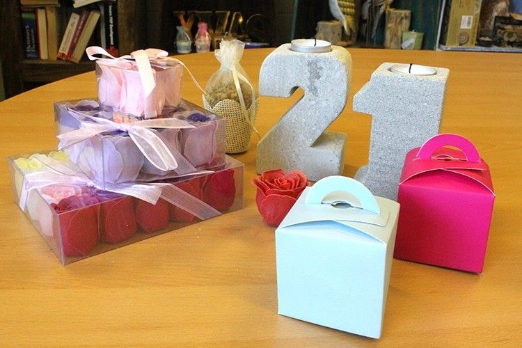 Granite Nummer 5 Kerzenhalter