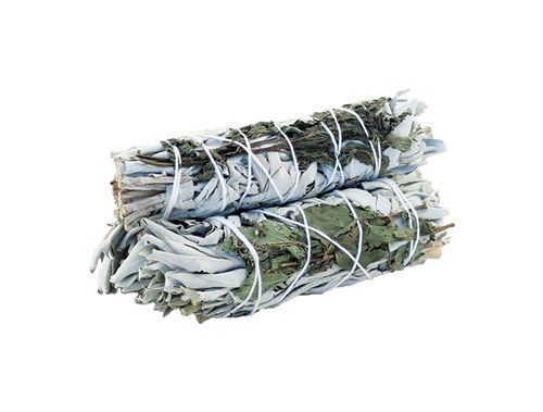Räucherstäbchen Weißer Salbei und Pfefferminze 10 cm
