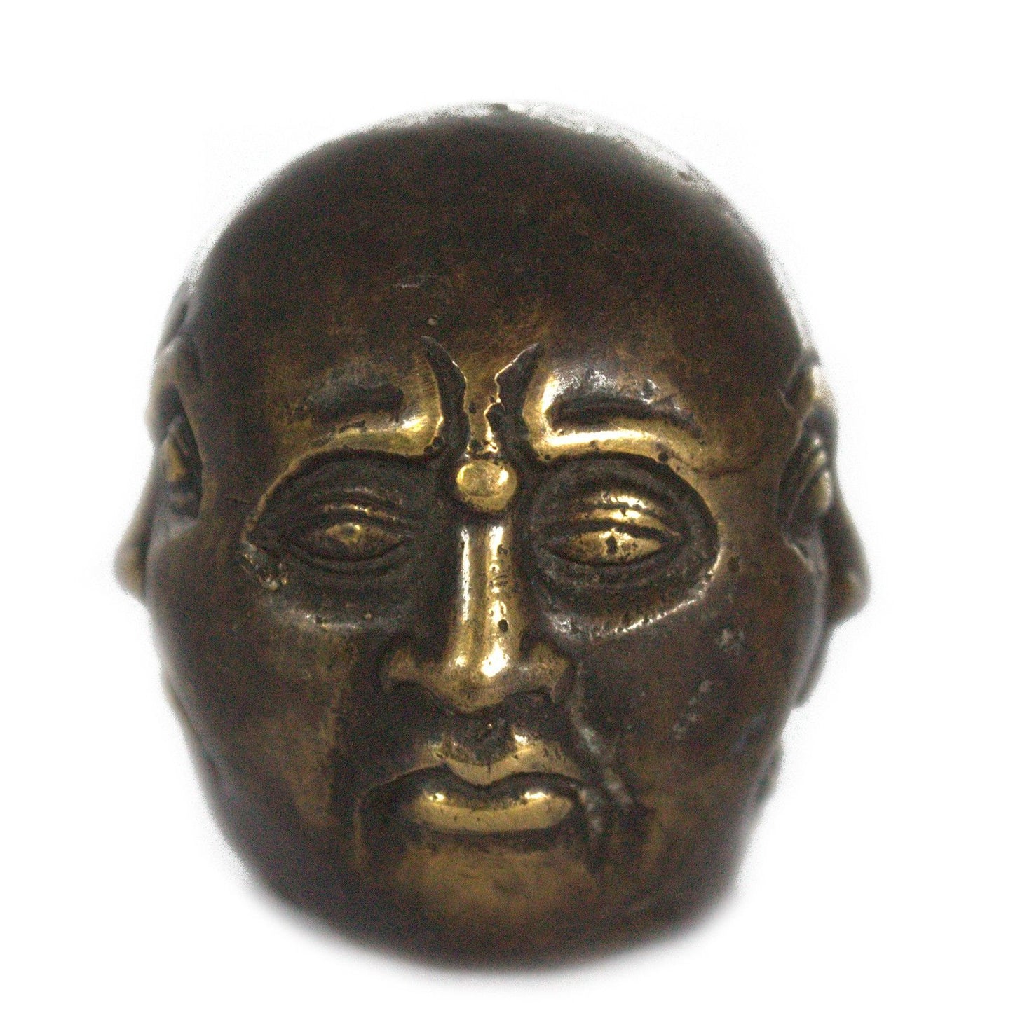 Fengshui Vier Gesichter Buddha 5cm aus Messing