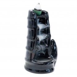 Räucherstäbchenhalter Mit Rückfluss - Geteilter Bambusbrunnen