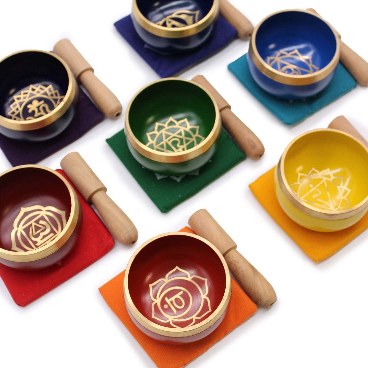 Chakra Pyramiden Gesangsschalen Geschenkset