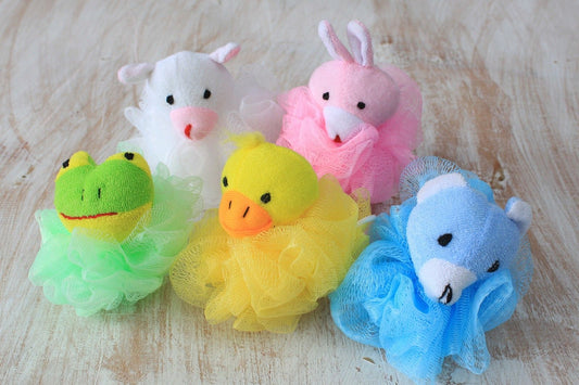 Baumwolle Tier Scrunchies 5 Assortiert In Displayröhre 27 Gramm