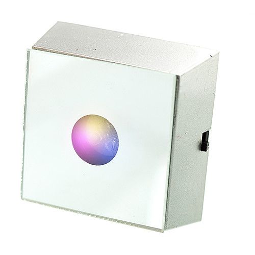 Quadratische LED Lichtbox Für Kristalle