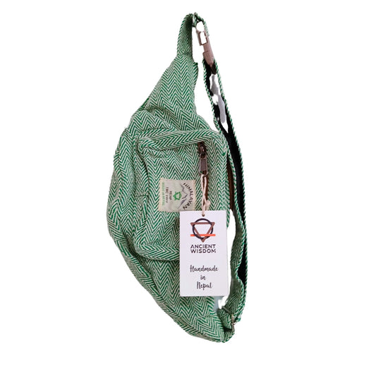 Baumwolle Hanf Stil Gürteltasche Sage
