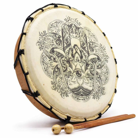 Hamsa Schamanentrommel Mit Zwei Stöcken 30cm