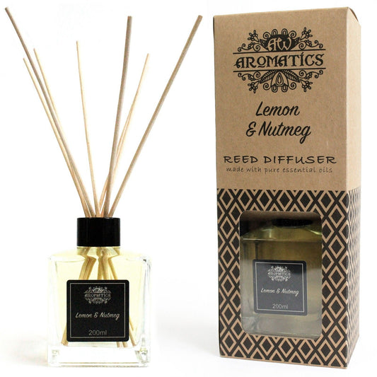 200ml Zitronen- und Muskatnuss Ätherisches Öl Raumduft Diffuser