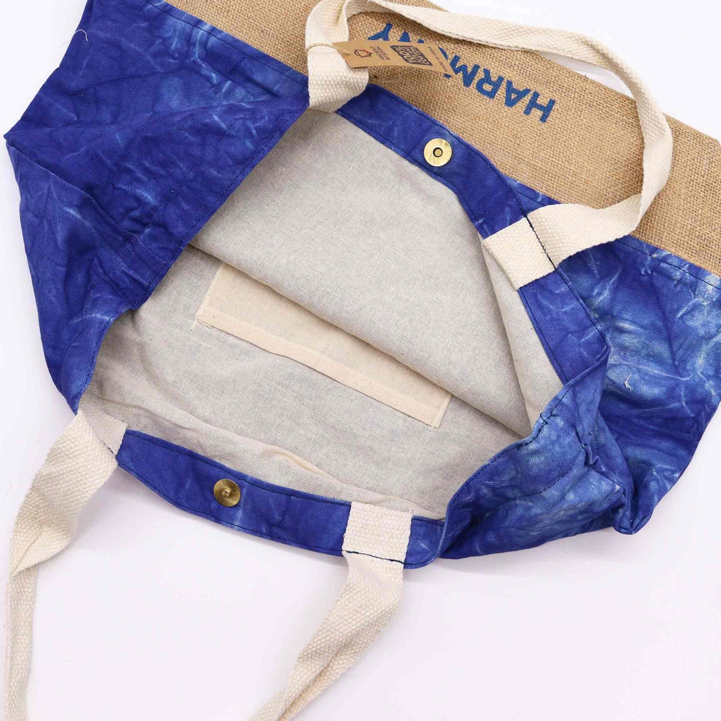 All Natürliche Tasche Blau Stonewash Mandala Harmonie