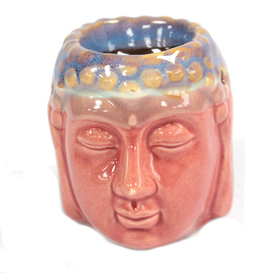 Buddha Ölbrenner - Rosa und Türkis