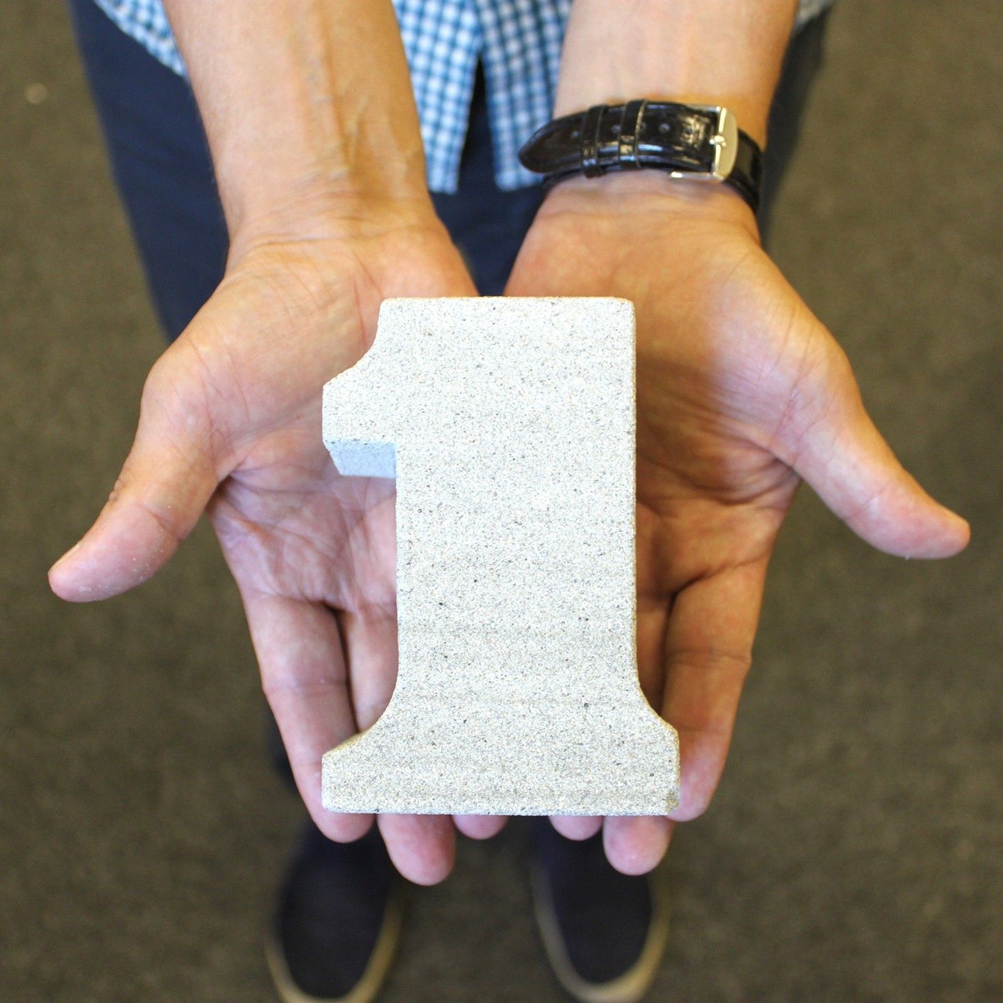 Granite Nummer 5 Kerzenhalter