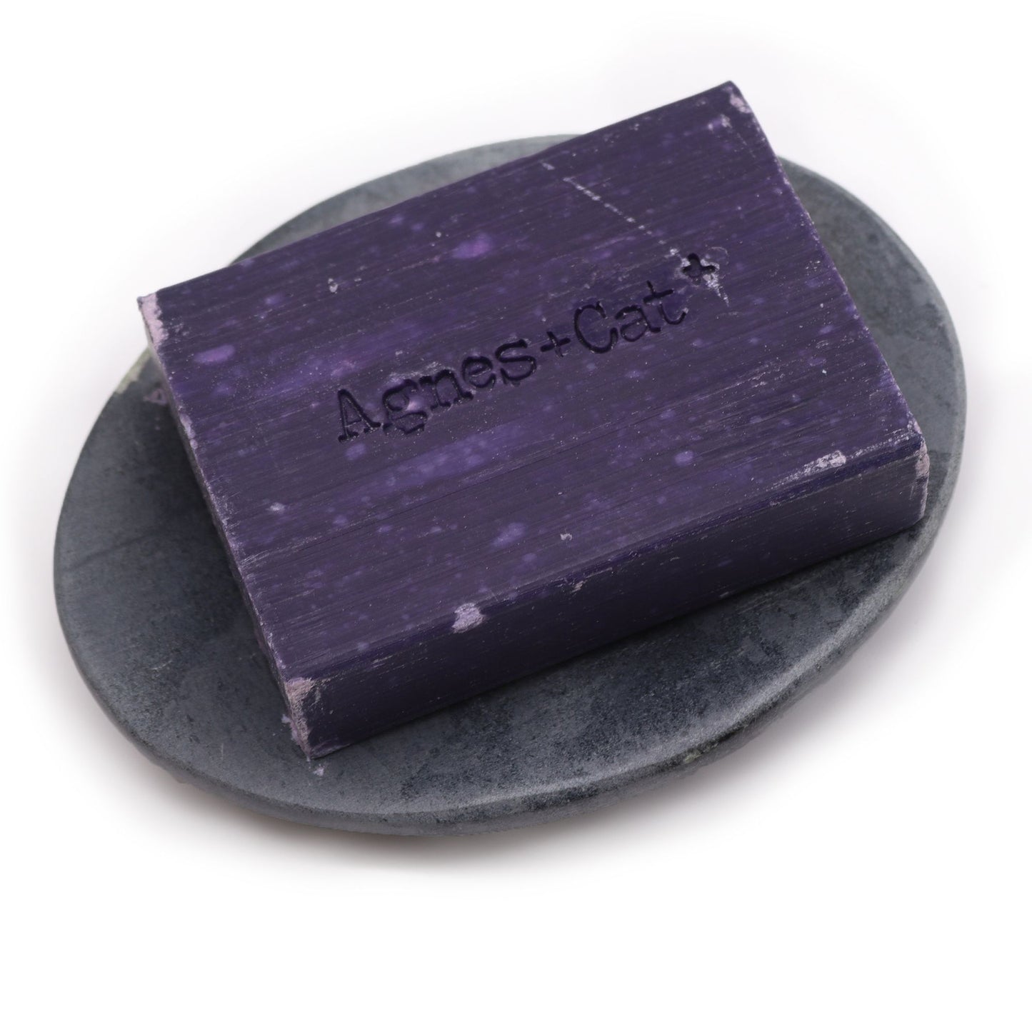 Grau Seifenstein Seifenschale 10x12cm Klassisch Oval