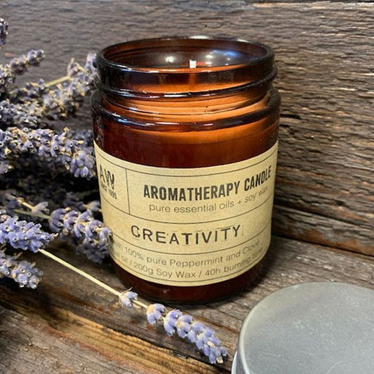 Aromatherapie Soja Kerze 200g Kreativität