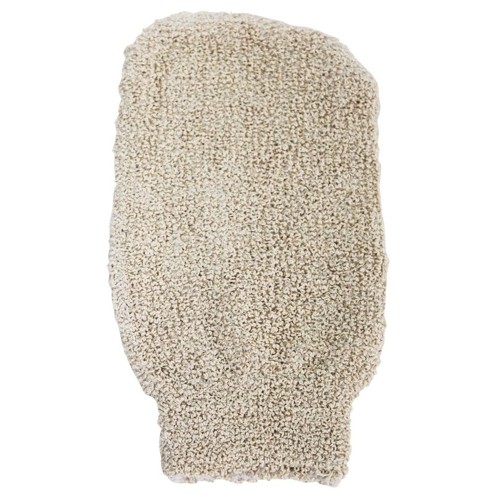 Gemütliche Jute Mischhandschuh - Creme