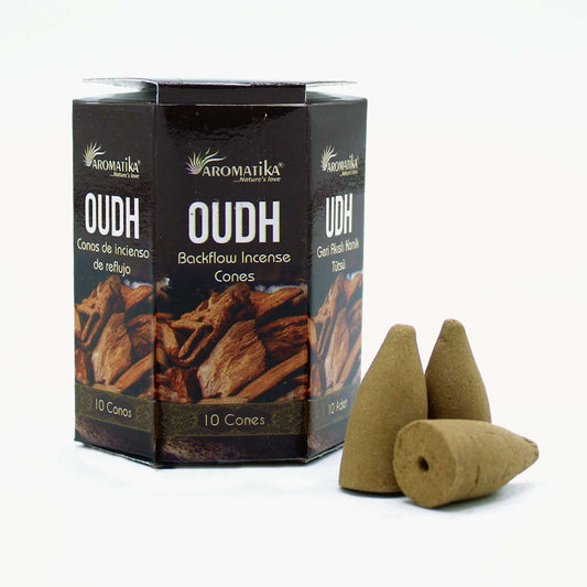 Masala Rückfluss Räucherkegel 10er Pack Oudh