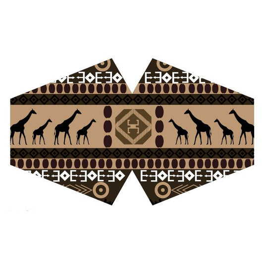 Wiederverwendbare Modische Gesichtsbedeckung - Afrikanisches Tribal Design für Erwachsene
