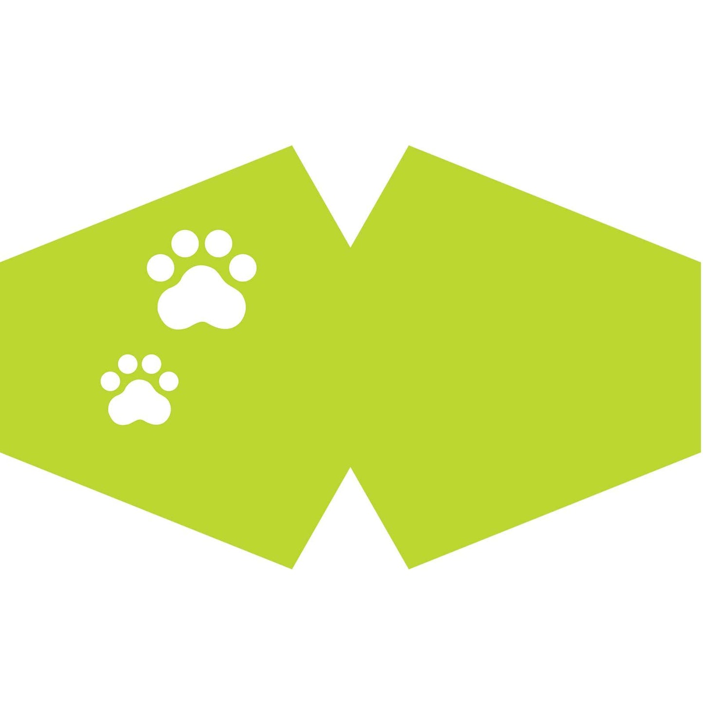 Wiederverwendbare Modische Gesichtsmaske - Tierpfoten (Erwachsene)