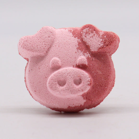 Schweine Badebombe 70g - Vanille Cupcake