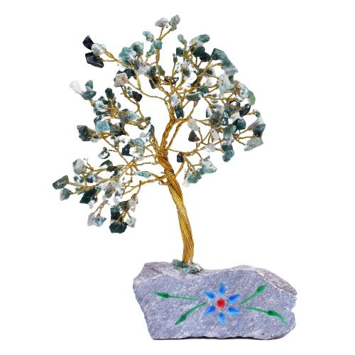 Baum-Agate Edelsteinbaum - 160 Steine