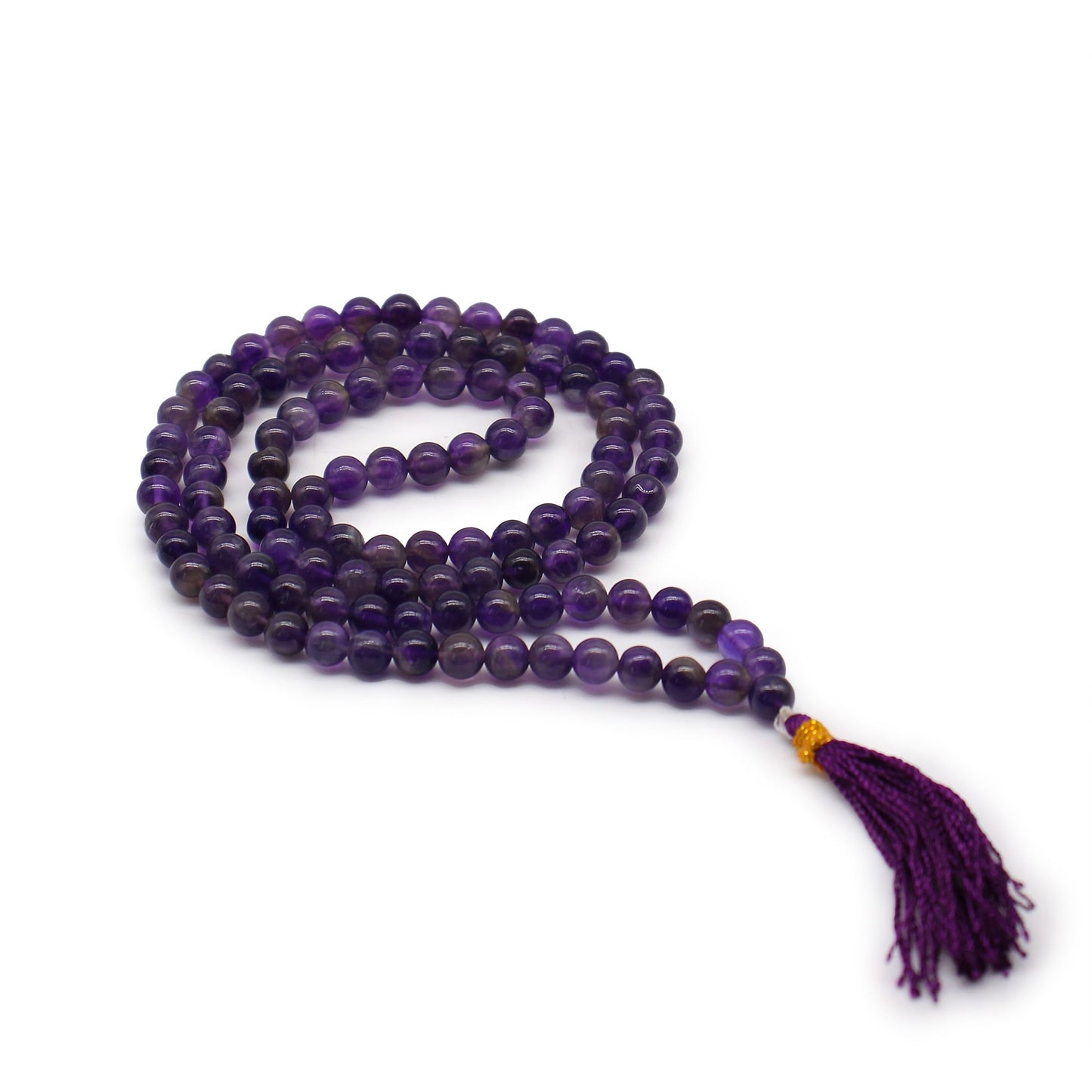 108 Perlen Mala - Amethyst
