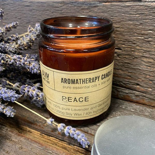 Aromatherapie Sojawachskerze 200g Frieden