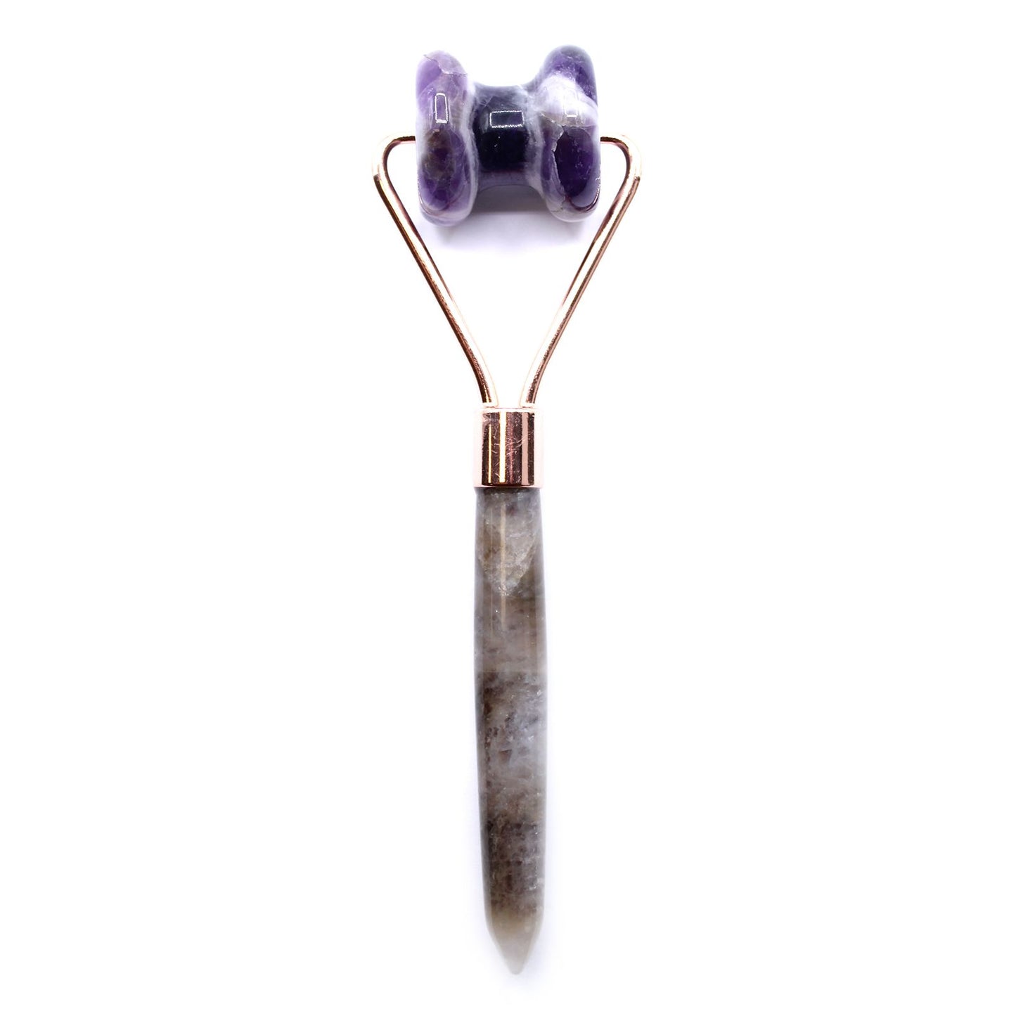 Edelstein Kiefer Roller - Amethyst 15cm x 4,5cm x 3cm