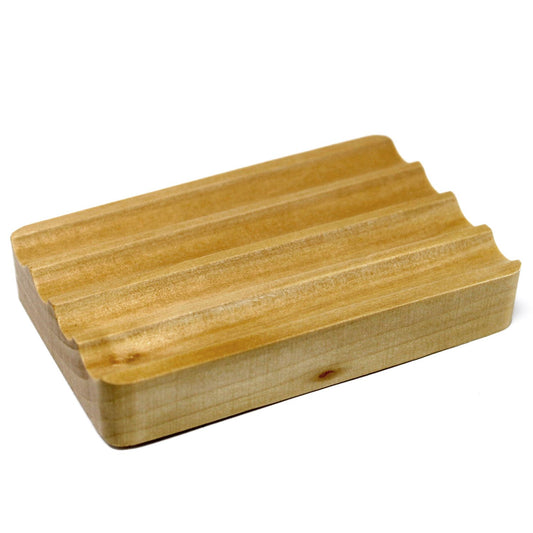 Hemu Holz Seifenschale - Wellpappe Design