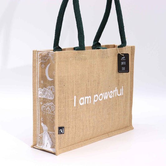 Hop Hare Jute Große Tasche - Ich Bin Mächtig