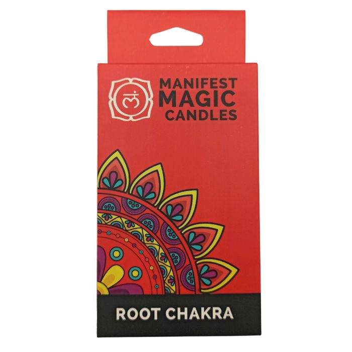 Manifestieren Magie Kerzen Rot Wurzel Chakra 12er Pack