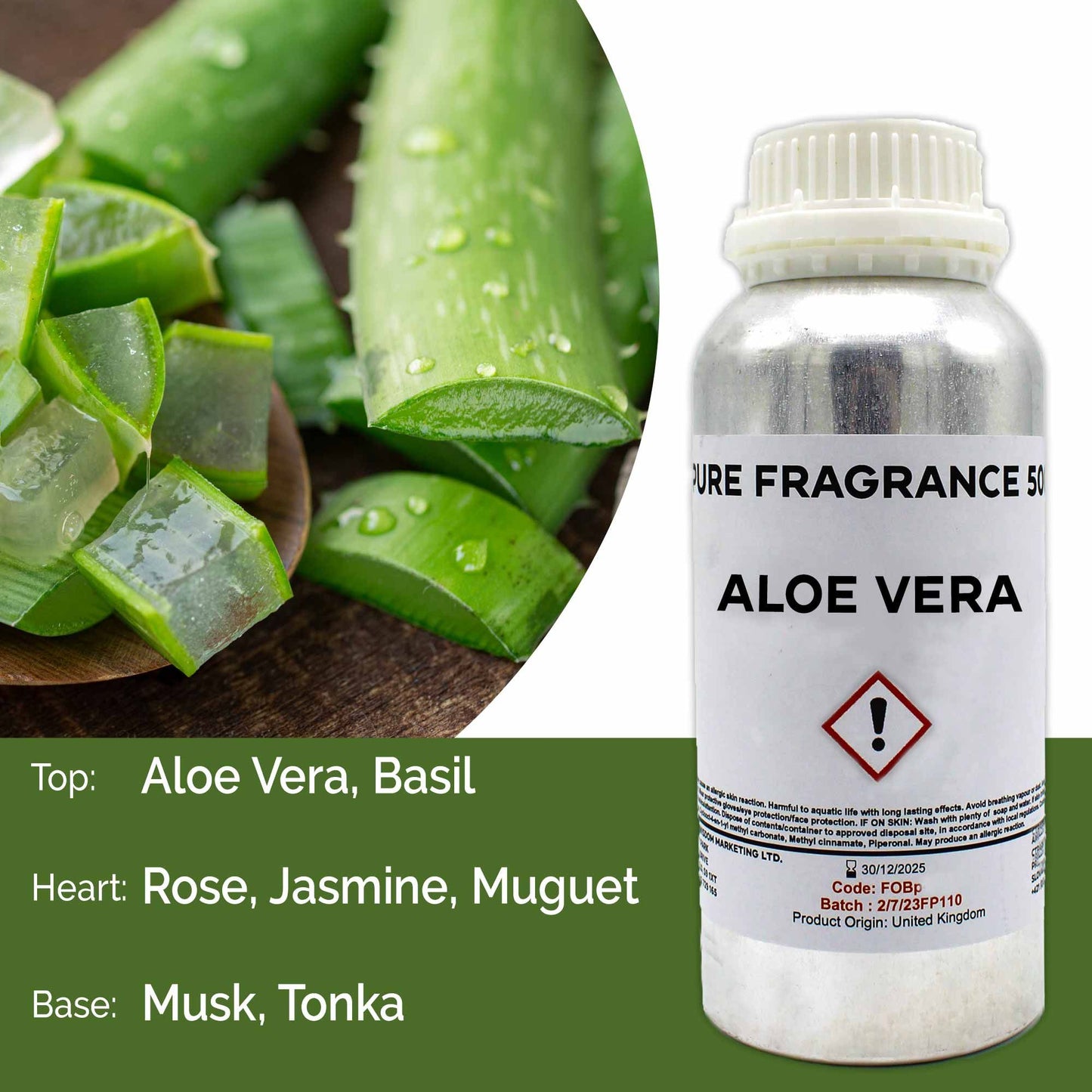 Aloe Vera Reines Duftöl 500ml