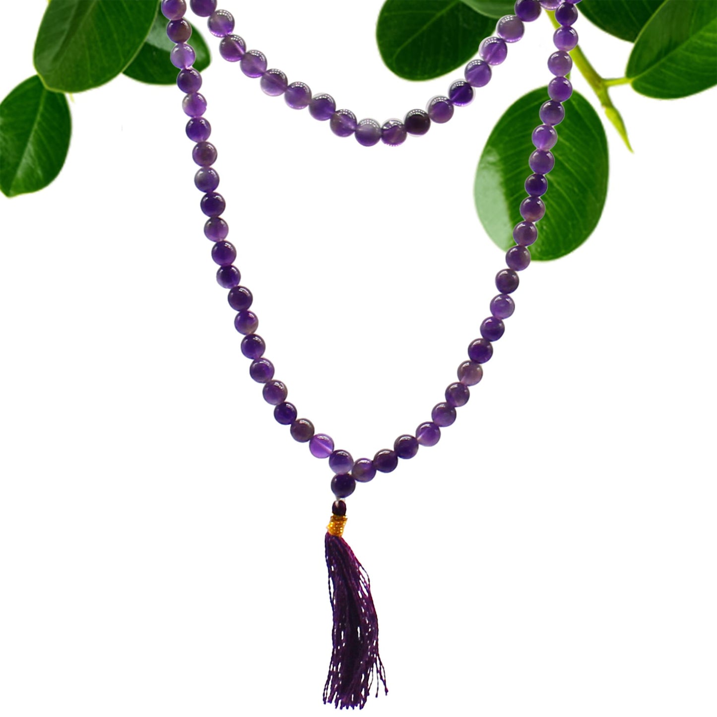 108 Perlen Mala - Amethyst