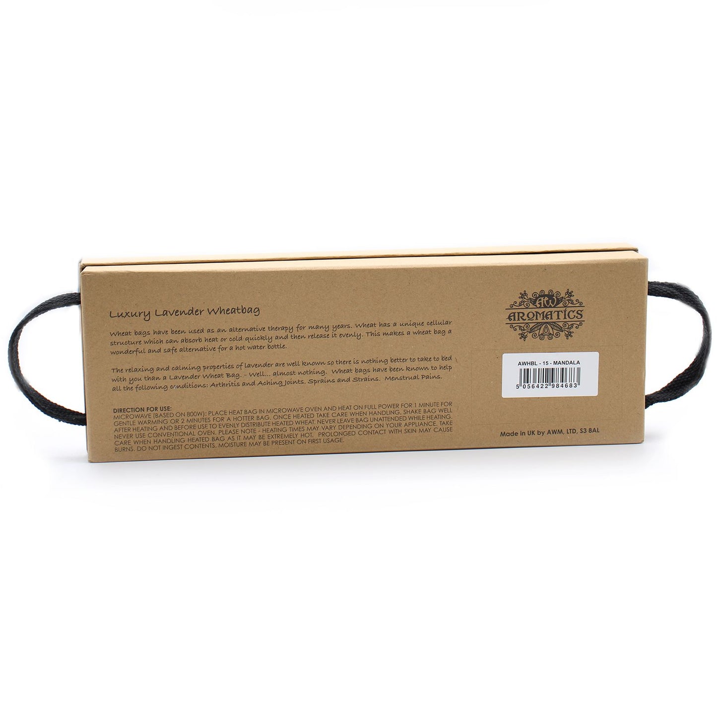 Luxuriöses Lavendel Weizen Kissen In Geschenkbox - Mandala