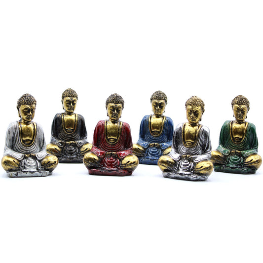 Gold Mini Buddha In Verschiedenen Farben Handgemacht Von Bali Kunsthandwerkern