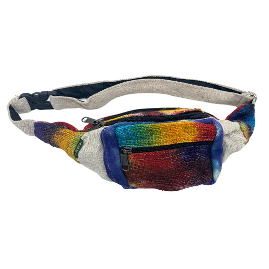 Buntes Hanf Bauchtasche Aus Kathmandu Mit Viel Platz Und Eco Freundlichem Design